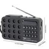 Rechargeable Mini Bluetooth Speaker Solar Charging MP3 Music Player Digital Radio Receiver