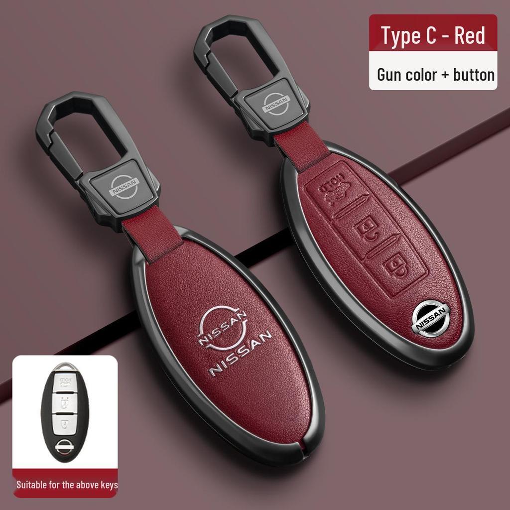 Nissan Sleuteletui - Past op X-Trail, Qashqai, Teana, Sylphy, Murano, Kicks, Tiida, Cima