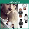 Mens Design Fashion Watch Leather Digital Quartz Temperament Mens Watch Gift