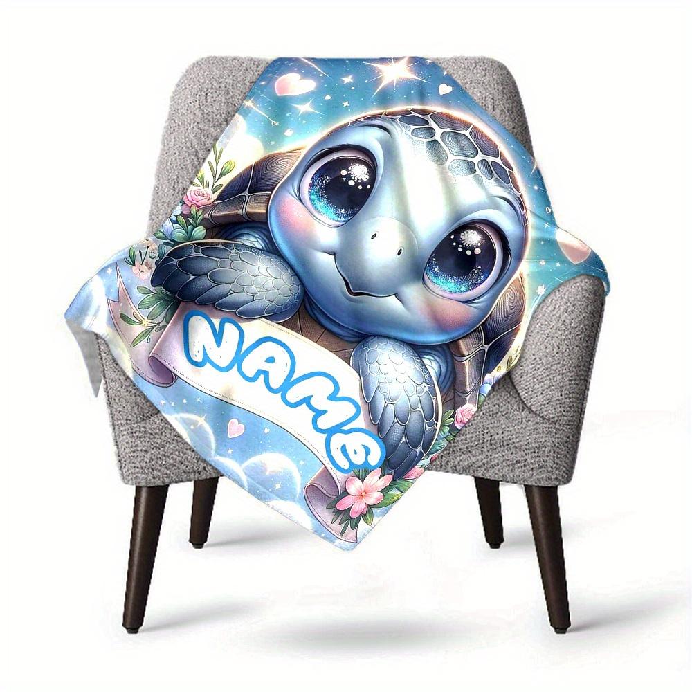 Cute Turtle Home Blankets Comfortable Soft Lightweight Allseason Multipurpose Blanket For Picnics Sofas Offices Beds Living Rooms Perfect Gift For