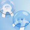 Steel Axle Hamster Flying Wheel Transparent Running Disc Toy  for Small Animal