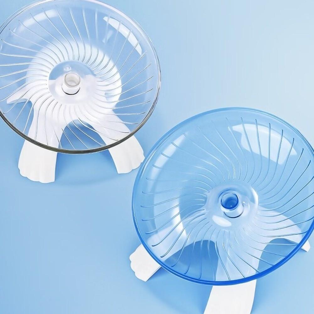 Steel Axle Hamster Flying Wheel Transparent Running Disc Toy  for Small Animal
