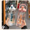 Large Capacity 2.0 Sports Fitness Water Bottle with Handle for Outdoor Activities