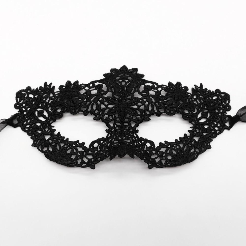 

Fashion Black Gradient Half Face Mask Lace Flower Pattern Party Masks Sexy Style Eye Mask Festive Party