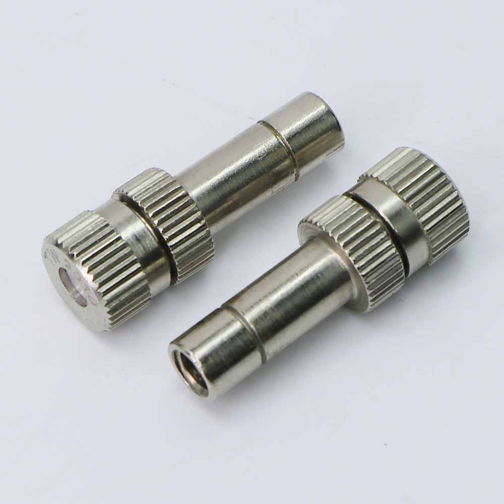 6mm 0,15-0,8mm Niederdruck-Zerstäuberdüsen Feinsprüher Slip-Lock für Bewässerung im Außengarten, Befeuchtung, Kühlung