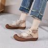 2025 summer and autumn retro casual soft-soled mother sandals hole hole women's shoes foreign style versatile trend sense foreign style versatile