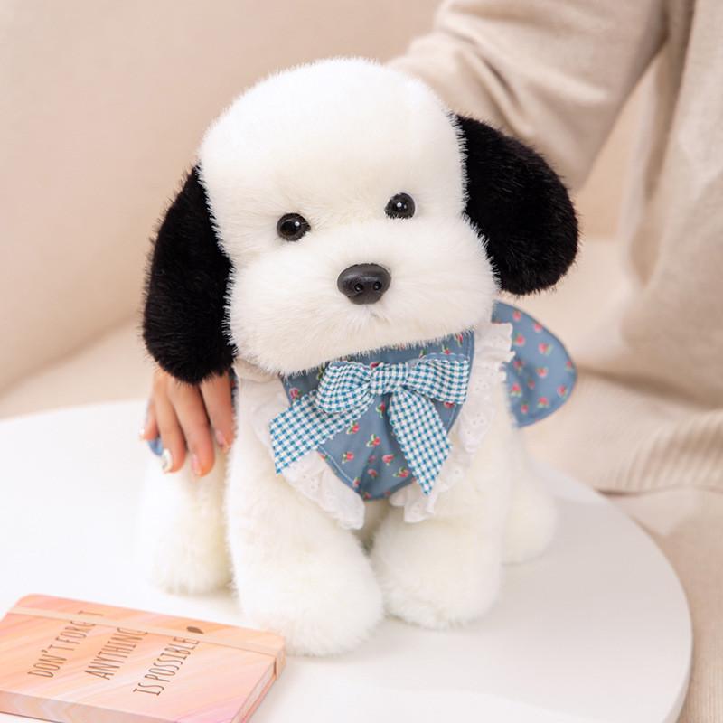 Wear Clothes Dog Plush Toy Cute Cartoon Stuffed Animal Doll Kids Birthday Gift