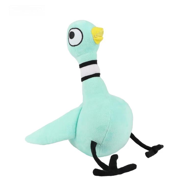 Mo Willems Pigeon Plush Don't Let The Pigeon Drive The Bus Big Eyed Chicken Blue Pigeon Soft Stuffed Animals Kids Birthday Gifts