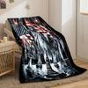 Statue of Liberty with Fireworks Print Blanket Soft and Cozy Perfect for the Living Room Bed Sofa or a Nap,gift
