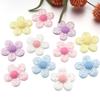 10pcs 4.7cm Fabric Flower Applique Colorful Sequin Five-petaled Flower Patches For DIY Clothing Sewing Headwear Decor Supplies