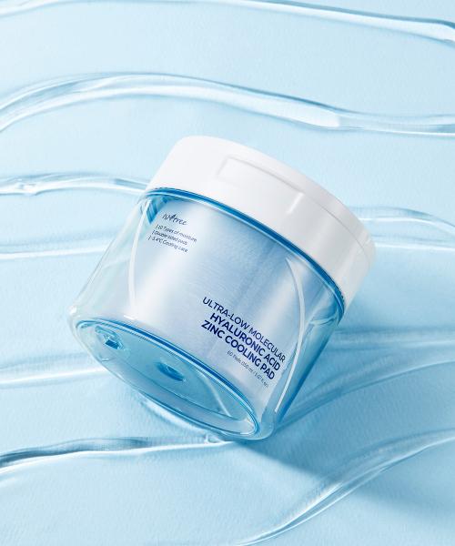ISNTREE Low Molecular Hyaluronic Acid Zinc Cooling Pad 60ea
