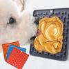 1pc Silicone licking pad for cats and dogs, slow feeding pad for food grade pets, slow feeding pad With suction cups