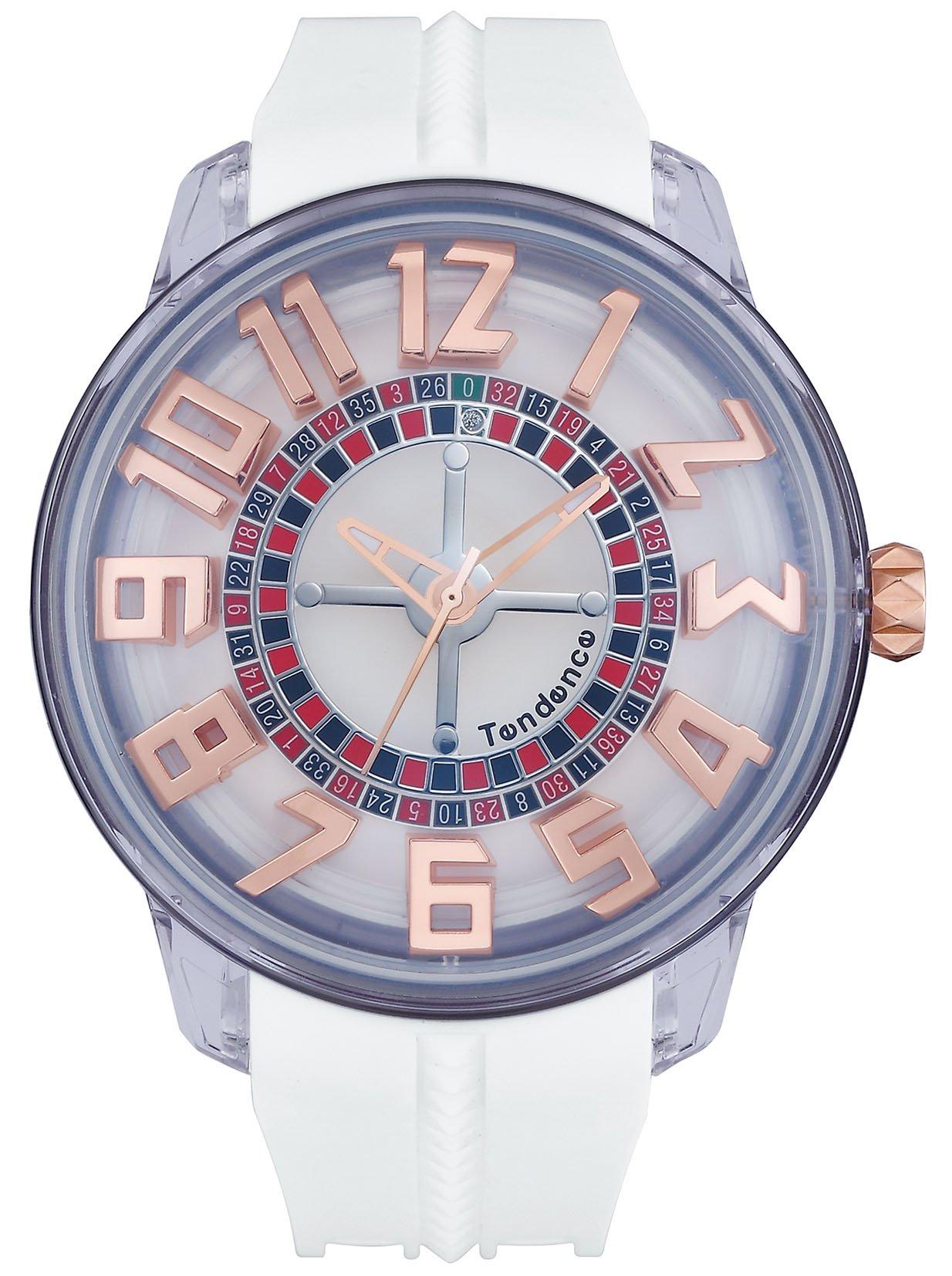 

Watch White Dial Polyamide Mineral Glass Quartz 50MM Watch TY023003 Regular Import Product [Tendence]