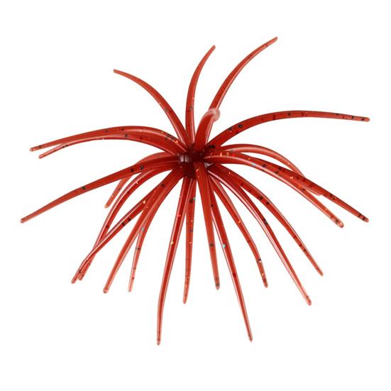 Realistic Bionic Lures for Trout Floating Sea Urchin Soft Lures, Highly Elastic TPE Fishing Baits, Plastic Bait Reservoirs Flexible Tentacles Bluegill
