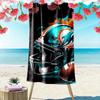 Miami Dolphins Print Beach Towel, Large Soft Quick Dry Towel for Beach Camping Swimming