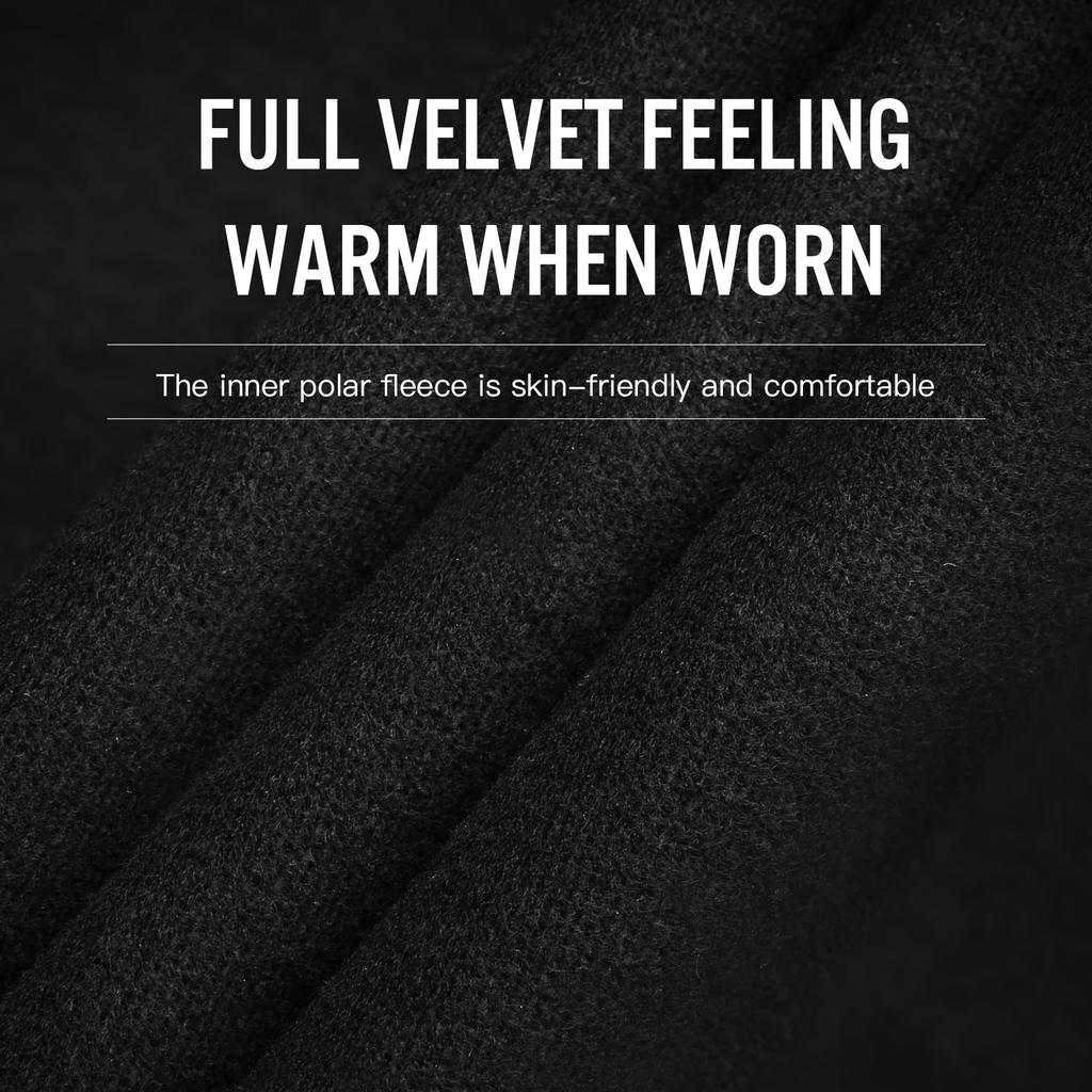 Cycling Gloves Warm Non Slip Touch Screen Climbing And Running Sports Gloves With Fleece Men'S Women'S Motorcycle Riding Gloves