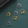 Teamer 10pcs Charms for Jewelry Making DIY Jewelry Accessories Stainless Steel Heart Ball Pendant for Bracelet Necklace Earrings