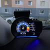 Universal A501 OBD2 Auto Meter Car HUD Turbo Gauge Car Head Up Display Smart Digital Security Alarm Water&Oil Temp RPM