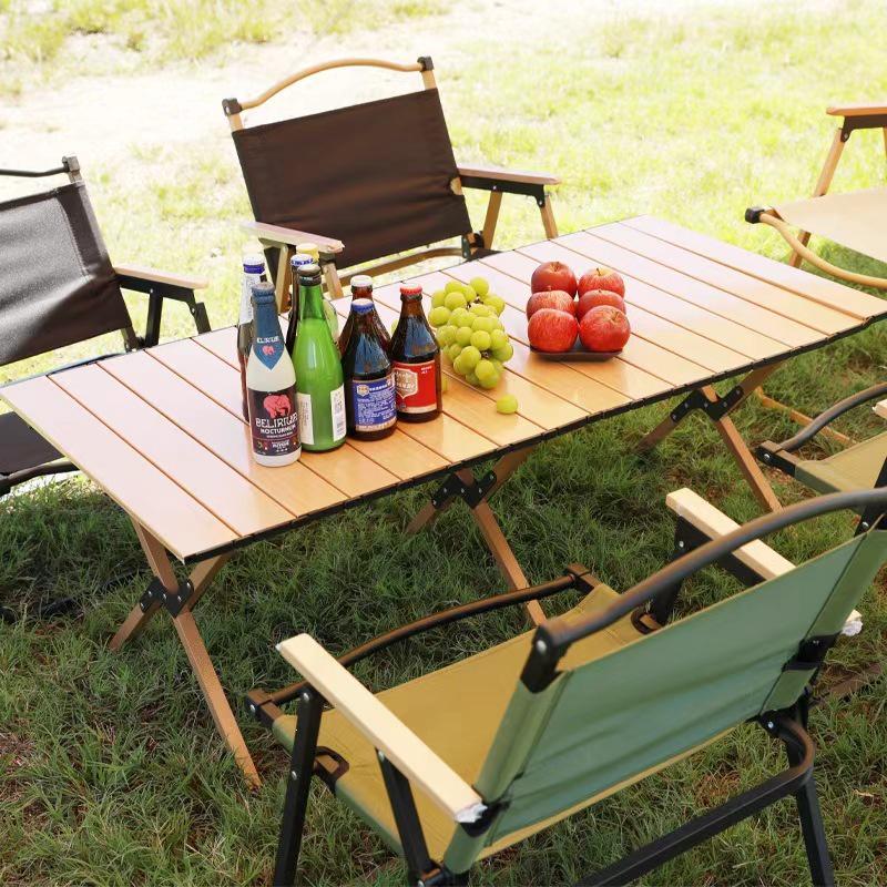 Aluminum Folding Camping Table and Chair Set