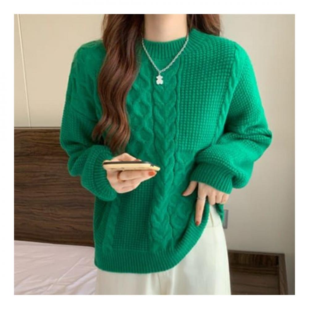 Navava Knit Sweater Long Sleeve Round Neck Nk1675