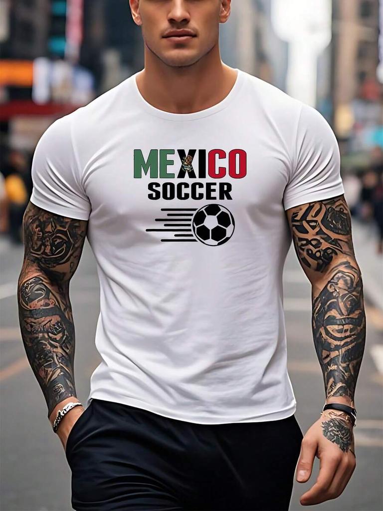 Unisex'S "Mexico Soccer" Graphic T-Shirt