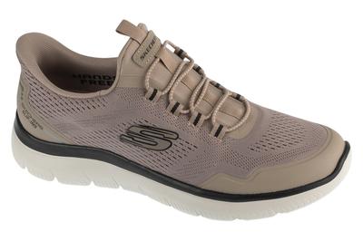Slip-Ins: Summits - Top Rate, Mens Beige Sneakers
