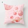 Pink Psychedelic Planet Cloud Decorative Pillowcase Car Ornaments Office Living Room Sofa Home Pillowcase