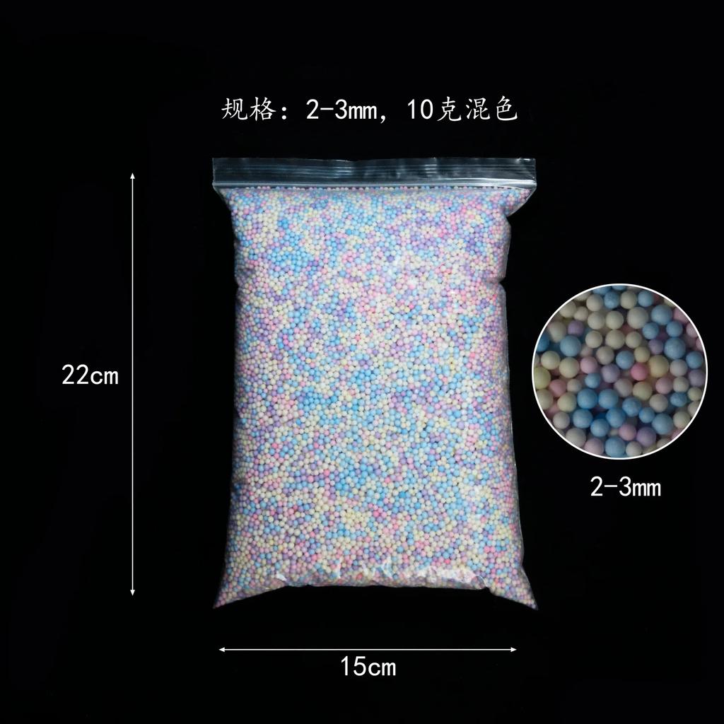 10g 2.5-3mm Foam Beads Colorful Styrofoam Beads Foam Balls Arts Crafts Party Decorations Gift Boxes Vase Bobo Ballon Fillter