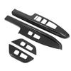 Window Lifter  Cover Stylish Carbon   Scratch Proof Prefect Fit Interior Window Control Panel Sticker for Car