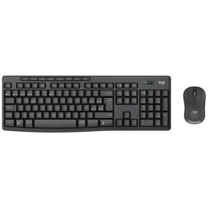 Kit souris + clavier - Logitech - MK370 - Bluetooth - Noir - Français