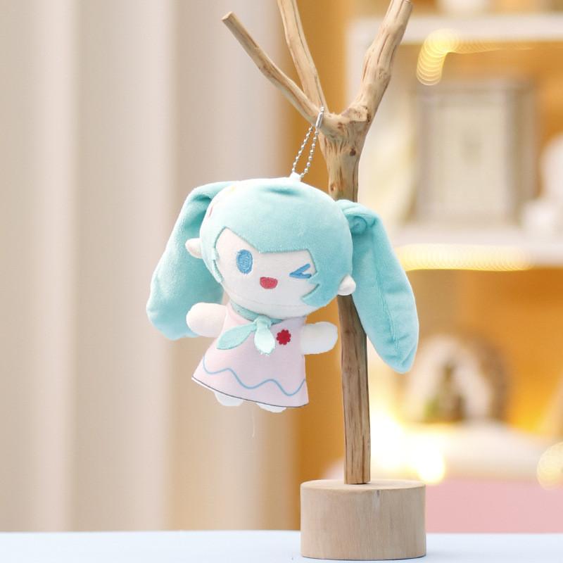 Miku Hatsune Trendy Plush Toy Doll Keyring Cute Anime Character Accessory Lovely