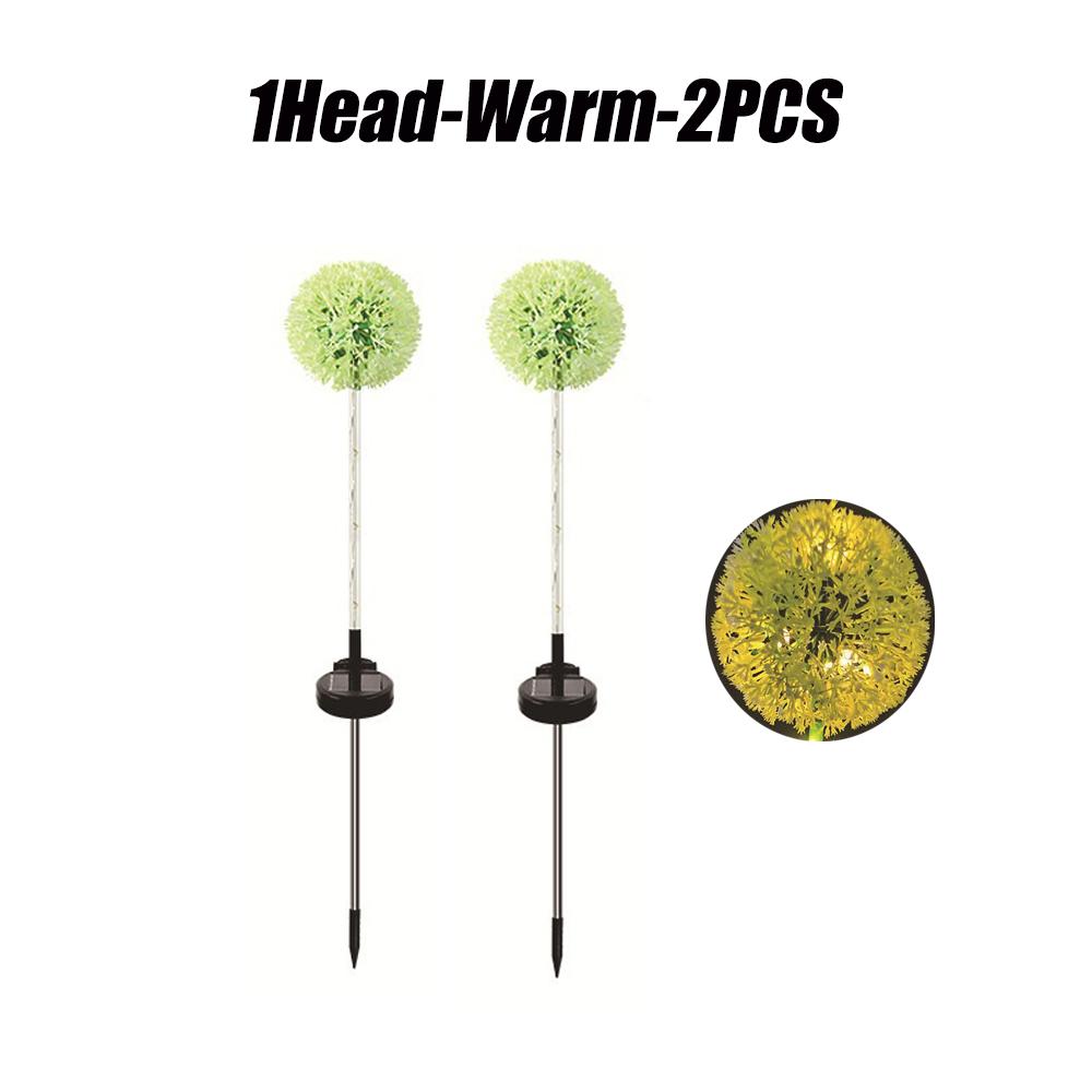 LED Solar Flowers Lawn Lights Outdoor Waterproof Warm Light Garden Decoration Lamp For Walkway Path Villa Yard Driveway