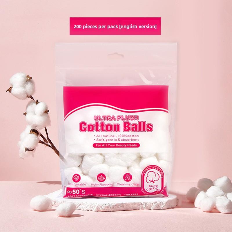 Cotton Ball Beauty Salon Tattoo Care Cotton - Disposable Degreased Cotton Balls for Hygiene Makeup Removal White Cotton Balls