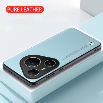 Luxury PU Leather Case For Huawei Pura 80 70 Ultra P60 P50 P40 P30 Nova 14 13 12 11 10 Pro Cover Silicone Protect Phone Case