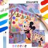 Christmas Market Mickey Mouse Digital Oil Painting Hand Painting Home Decoration Painting