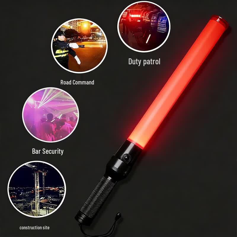Rechargeable LED Traffic Safety Baton