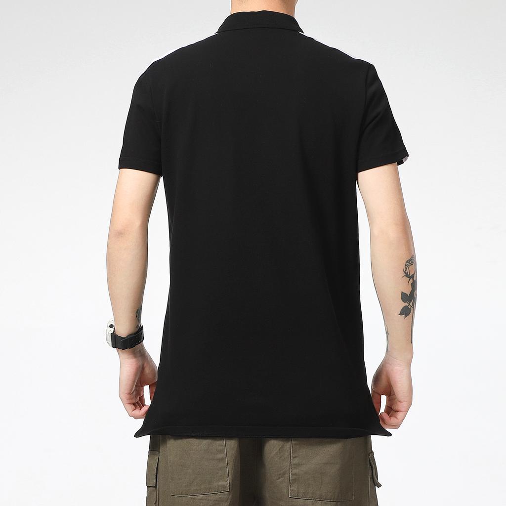 PUMA Logo Sports Training Polo Shirt Men Tops Black 532290-01