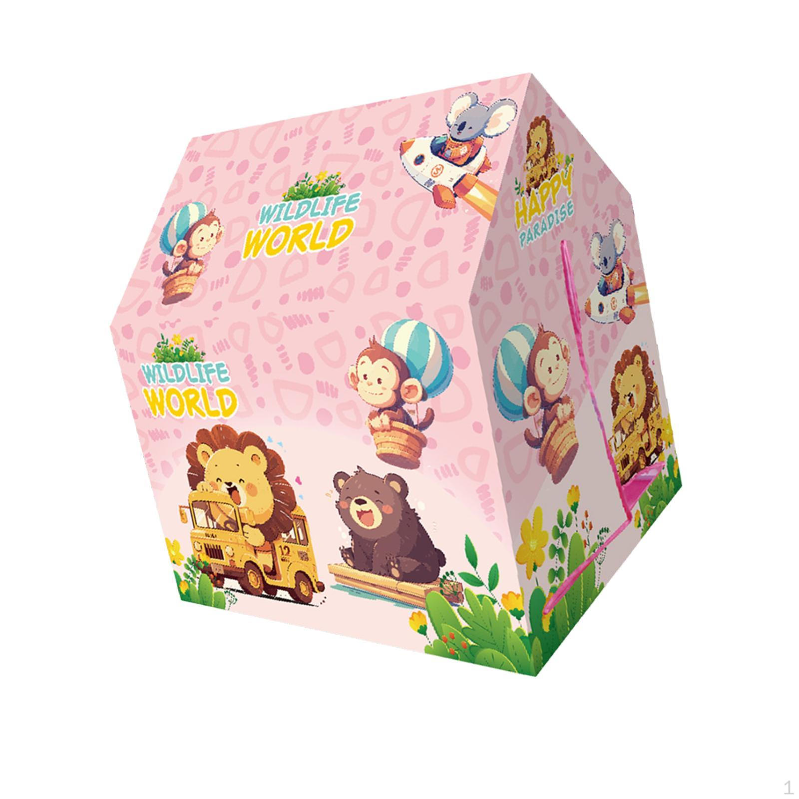 

Детская складная игровая палатка детский домик принцесса для дома и улицы для вечеринки розовый