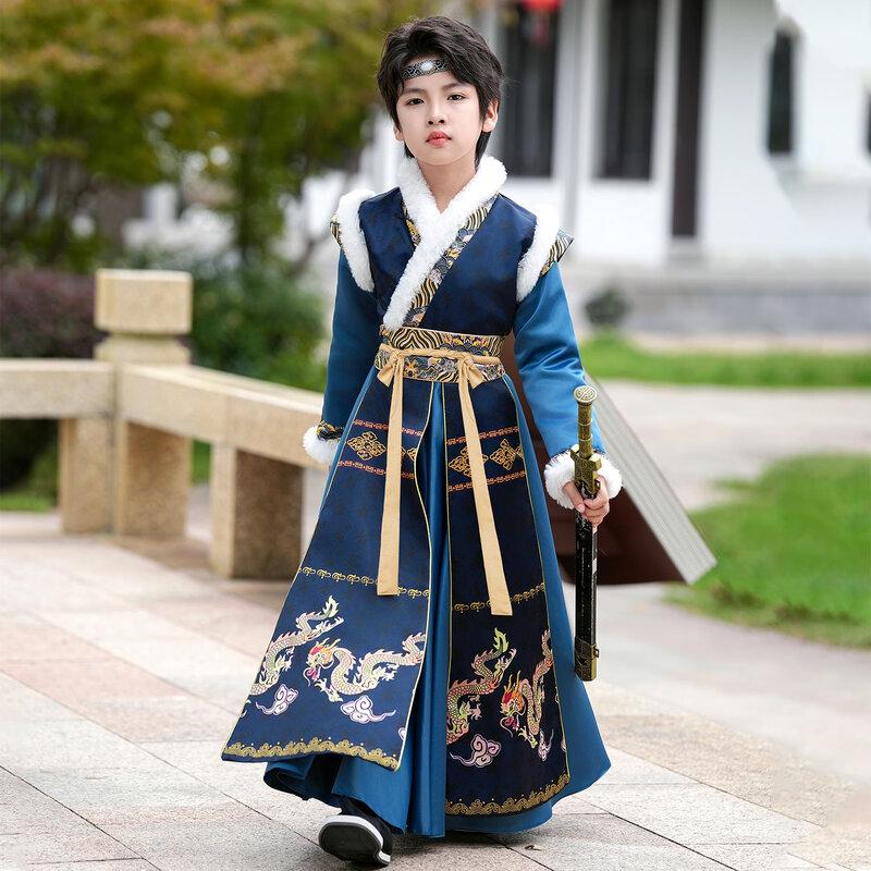 Anneyol Boys' Winter Hanfu & Tang Suit