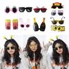 Halloween Eyeglasses Novelty Fun Plastic Decorative Glasses Cosplays Halloween Party Decor Favor Supplies for Kid Adult