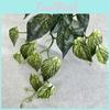 Faux Green Caladium Vine Plant Wall Decoration For Photography Backdrop Home Styling