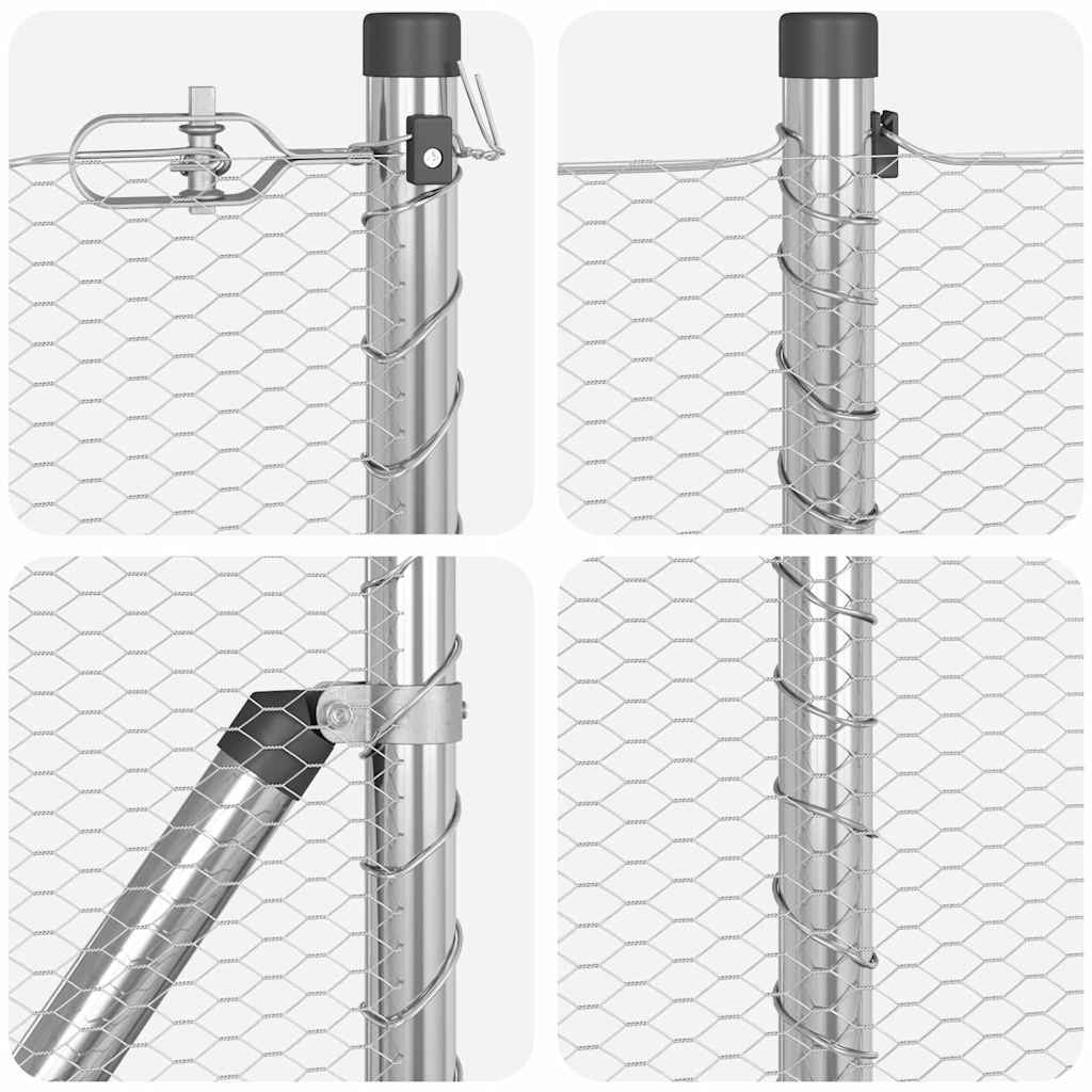 Welded Wire Fence with Concrete Foundation 25 X 0.8 M (W X H)