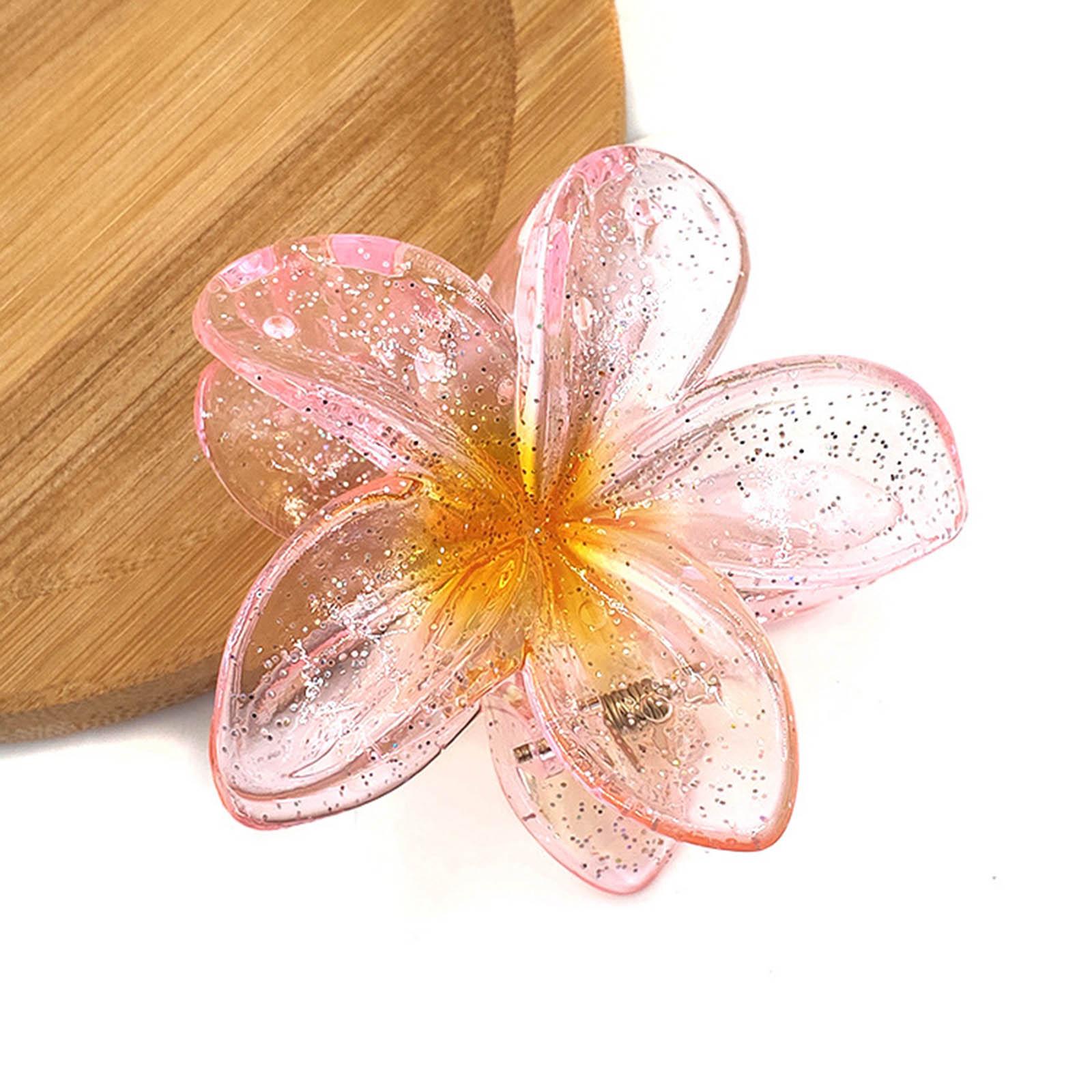 

Hair Claw Clip for Women Beach Flower Hair Clip Hair Banana Clip Jaw Clamp Hair Barrettes Female Hair Decorative Jewelry жовтий