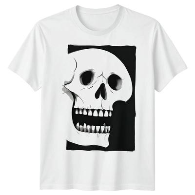 Lebka Halloweenské Příležitosti Muži?s Tričko Hororové Grafické Tričko