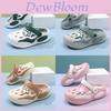 Stylish Summer Children's Clogs For Girls Breathable Non-slip Eva Sandals In Various Colors