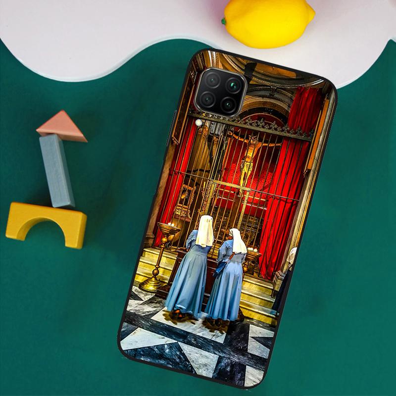 Sister Style Nun Sexy Girl For Huawei Nova 9 10 SE 8i 11i 12i 12s Y60 Y61 Y70 Y90 Y72 Y73 Y91 P60 Pro P40 P30 Lite Case