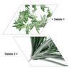 Artificial Silk Fake Chlorophytum Orchid Spider Plant Grass Home,Garden Decor.
