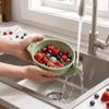 Selbst drehende Automatische Obstwaschschale Abflussloch Selbstrotierender Obstreiniger Küche