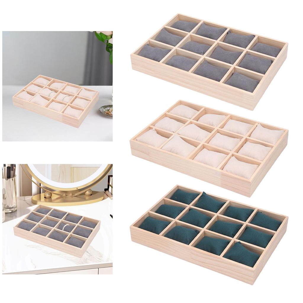 Watch Storage Box Gifts,Versatile Container Portable for Men 12 Compartment Watch Storage Travel Case Bracelet Organizer