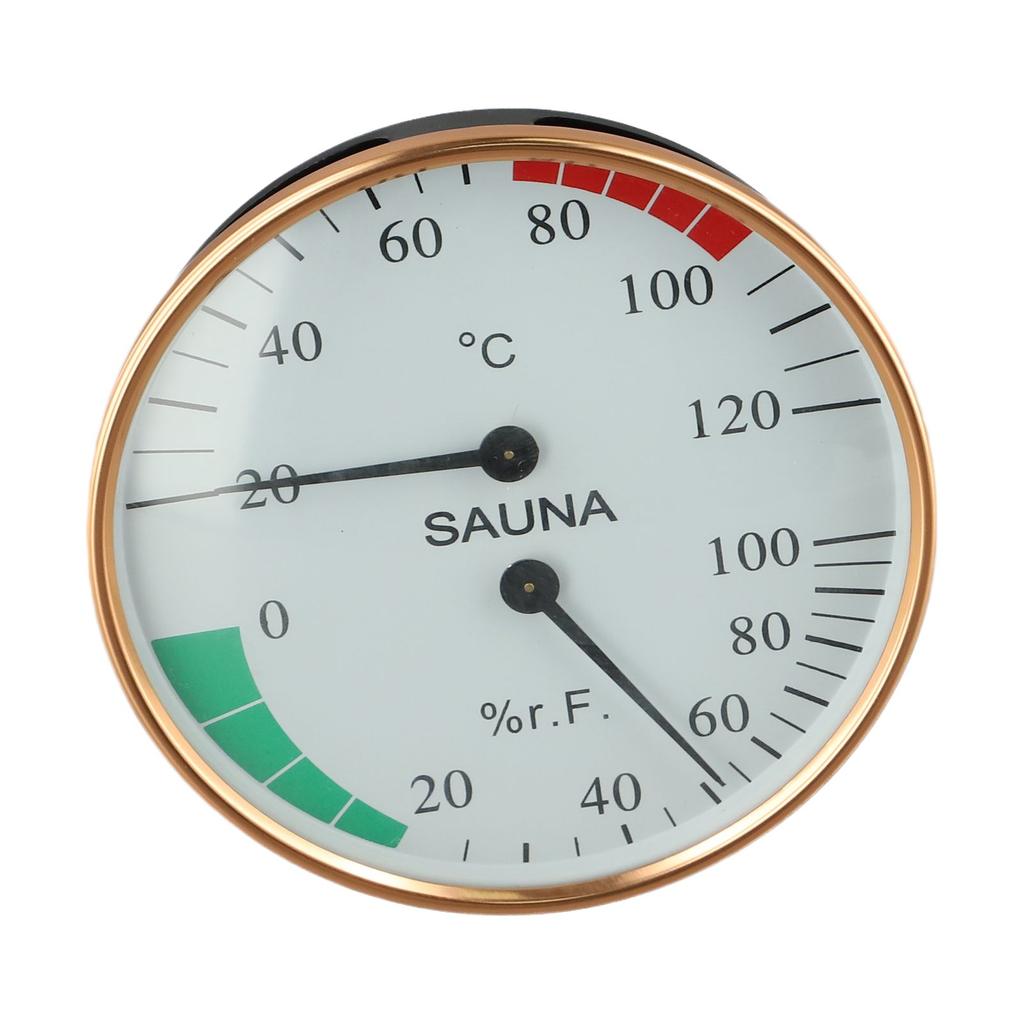 High Precision Thermometer Sauna Thermometer Hot Challenge Accurate Humidity Data Arched Glass Face Exquisite And Elegant
